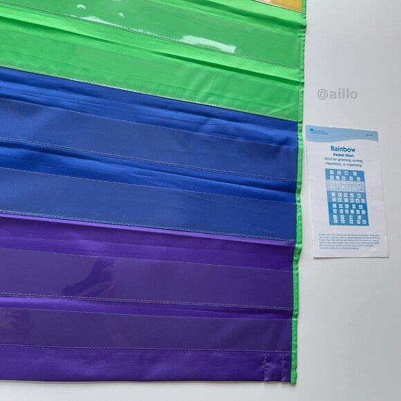 Learning Resources Rainbow Pocket Chart - Picture 7 of 14